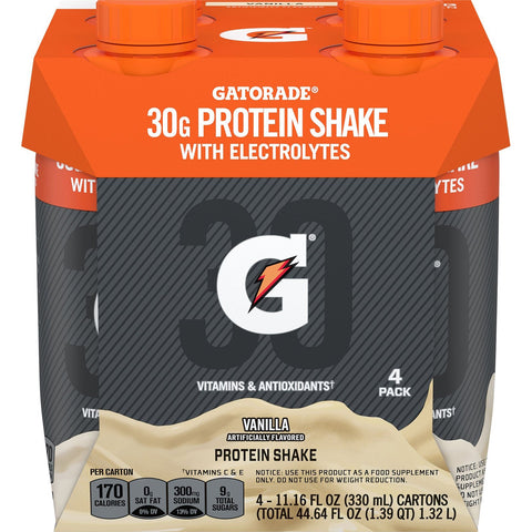 Gatorade Super Shake Protein Shake With Nutrients, Vanilla