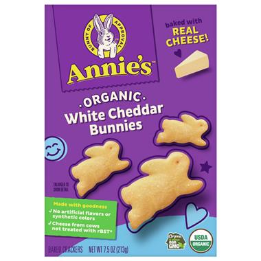 Annie's White Cheddar Bunnies Baked Snack Crackers
