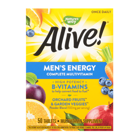 Alive! Complete Multivitamin, Men’s Energy, Tablets