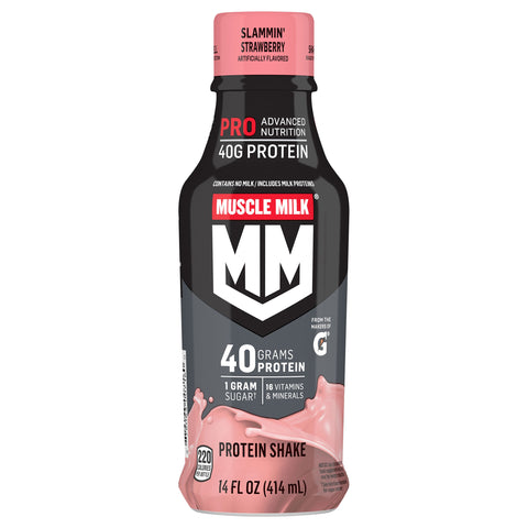 Muscle Milk Pro40 Protein Shake Slammin' Strawberry
