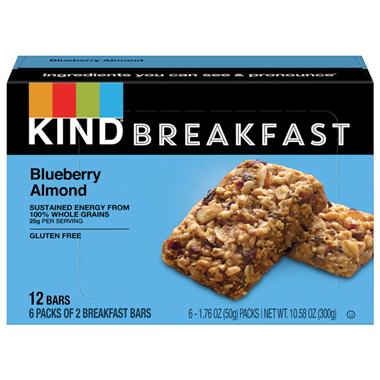 KIND Breakfast Bars, Blueberry Almond