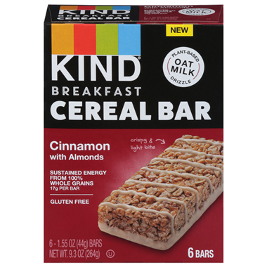 KIND Cereal Bar, Cinnamon With Almonds