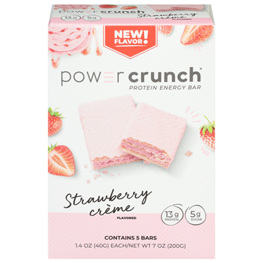Power Crunch Protein Energy Bar, Strawberry Crème