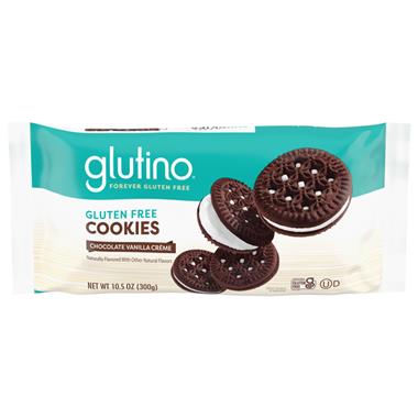 Glutino Gluten Free Dream Cookies Chocolate Vanilla Creme