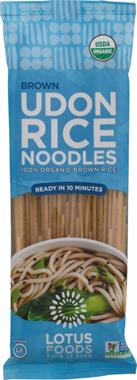Lotus Foods Gluten Free Organic Brown Udon Rice Noodles