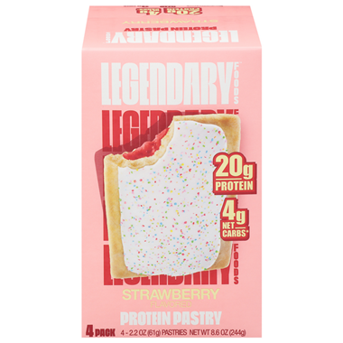 Legendary Foods Tasty Pastry, Strawberry Flavored