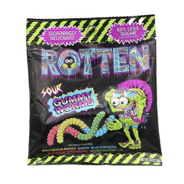 Rotten Gummy Candy, Sour Gummy Worms