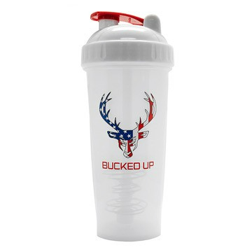 Bucked Up Shaker Bottle, USA Flag