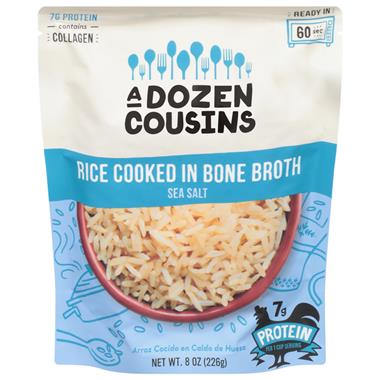 A Dozen Cousins Rice Cooked in Bone Broth, Sea Salt