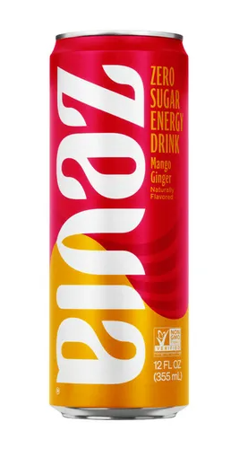 Zevia Zero Calorie Mango Ginger Energy Drink