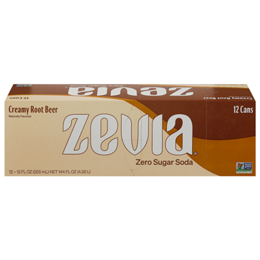 Zevia Zero Calorie Creamy Root Beer
