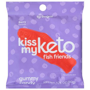 Kiss My Keto Gummy Candy, Fish Friends