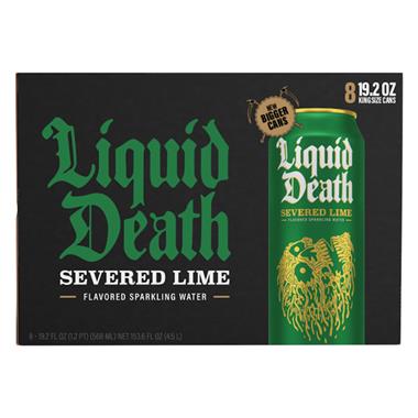Liquid Death, Flavored Sparkling, Severed Lime