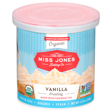 Miss Jones Organic Vanilla Frosting