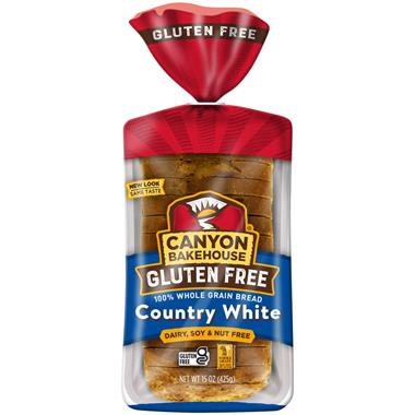 Canyon Bakehouse Gluten Free 100%n  Whole Grain Country White Bread