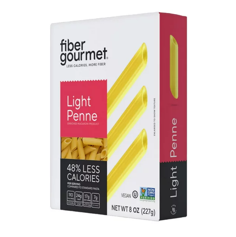 Fiber Gourmet Low Carb Penne Pasta - 8 oz box