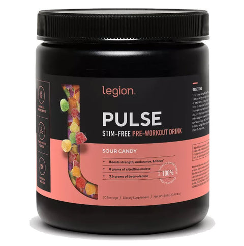 Legion, Pulse Stim-Free Pre-Workout, Sour Candy, 20 Servings
