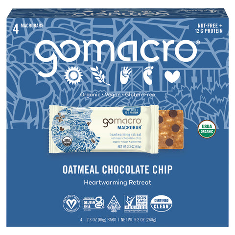 GoMacro Oatmeal Chocolate Chip Macrobars