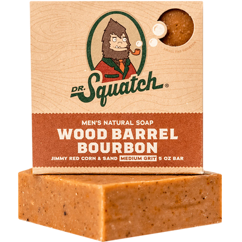 Dr. Squatch Bar Soap, Wood Barrel Bourbon
