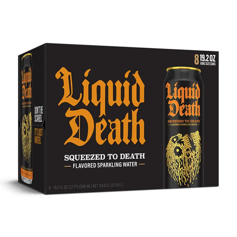 Liquid Death, Flavored Sparkling, Squeezed To Death