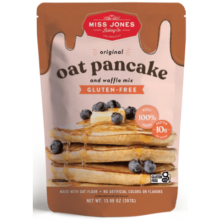 Miss Jones Original Oat Pancake and Waffle Mix, Gluten Free