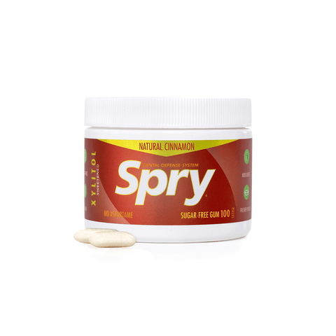Spry Chewing Gum, Natural Cinnamon