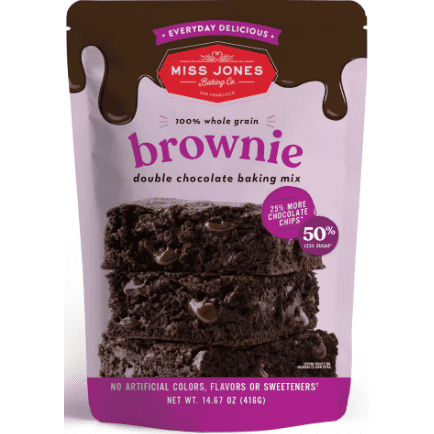 Miss Jones Whole Grain Double Chocolate Brownie Mix
