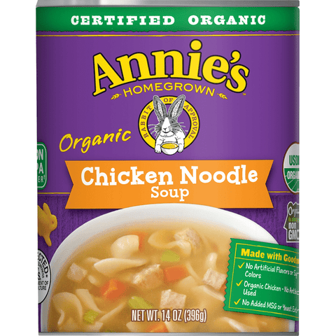 Annies Soup, Organic, Chicken Noodle - 14 Ounce