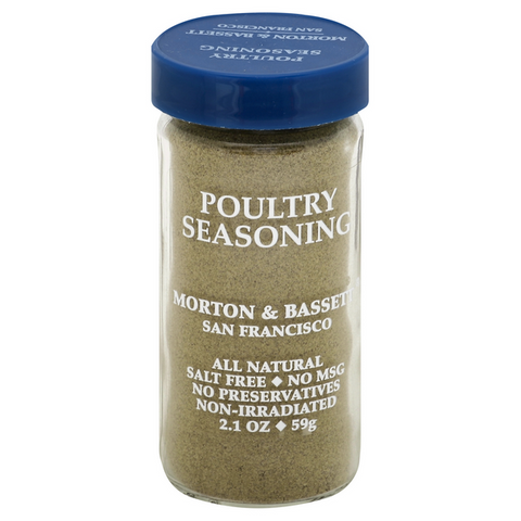 Morton & Bassett Poultry Seasoning - 2.1 Ounce