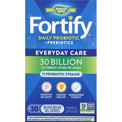 Nature's Way Fortify Daily Probiotic Capsules - 30 Each