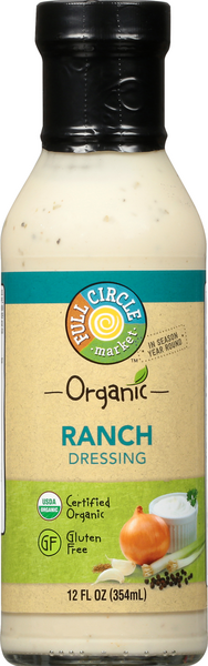 Full Circle Organic Ranch Dressing - 12 Ounce