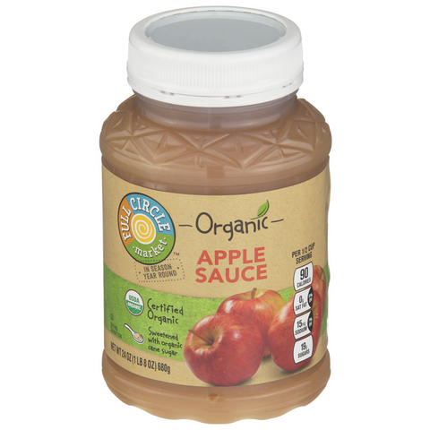 Full Circle Organic Original Applesauce - 24 Ounce