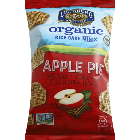 Lundberg Family Farms Apple Pie Organic Rice Cake Minis - 5 Ounce