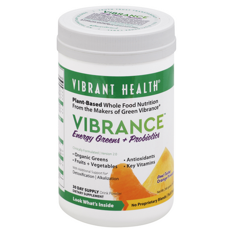 Vibrant Health Vibrance, Version 2.0, Drink Powder, Orange Pineapple - 8.47 Ounce