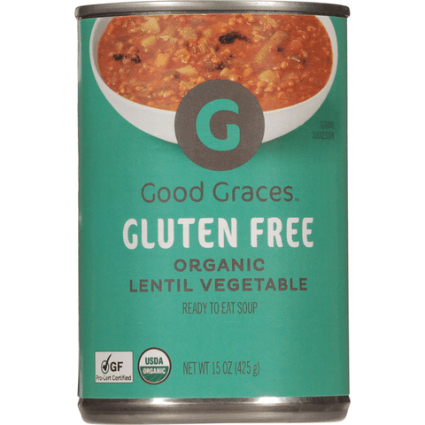 Good Graces Gluten Free Organic Lentil Vegetable Soup - 15 Ounce
