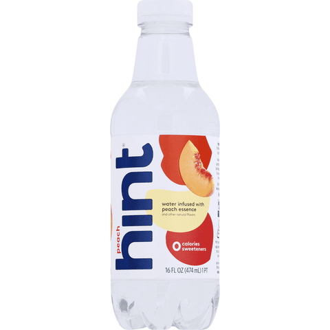 Hint Peach Flavored Water

 - 16 Ounce