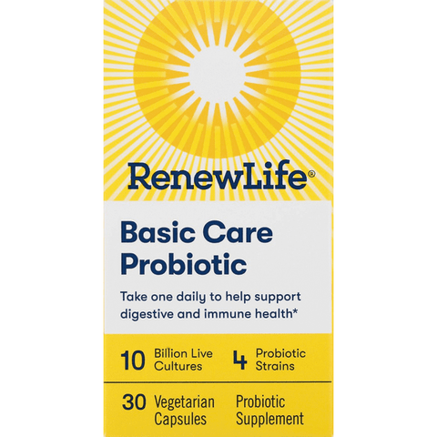 Renewlife Basic Care Probiotic, Vegetarian Capsules - 30 Count