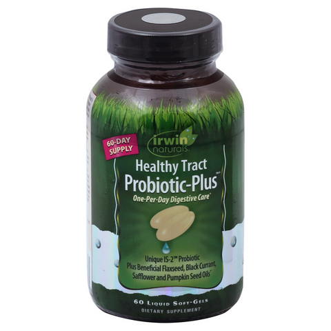 Irwin Naturals Healthy Tract Probiotic-UP Liquid Soft Gels - 60 Count