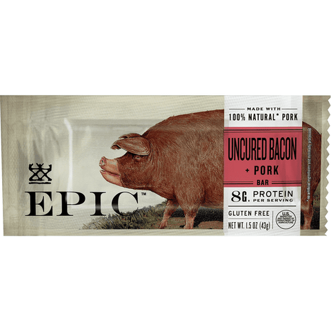 Epic Uncured Bacon Pork Maple Bar - 1.5 Ounce