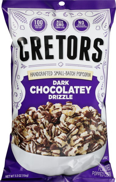 Cretors Popcorn, Dark Chocolatey Drizzle - 5.5 Ounce