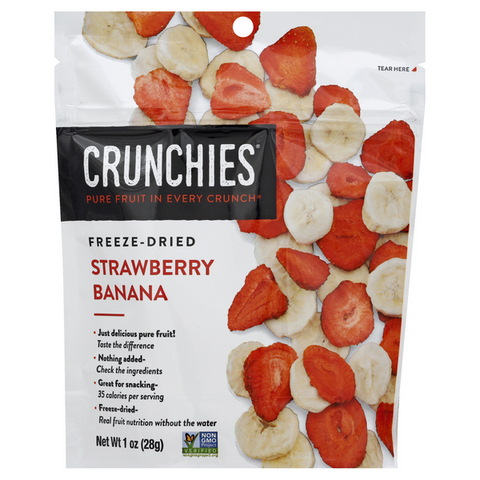 Crunchies Freeze Dried Strawberry Banana - 1 Ounce