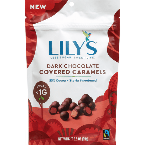 Lily's Dark Chocolate Covered Caramels - 3.5 Ounce