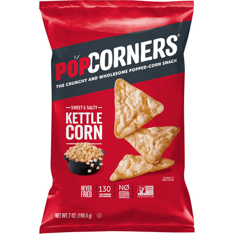 PopCorners Kettle Corn Sweet & Salty Popped-Corn Snacks 7 oz - 7 Ounce
