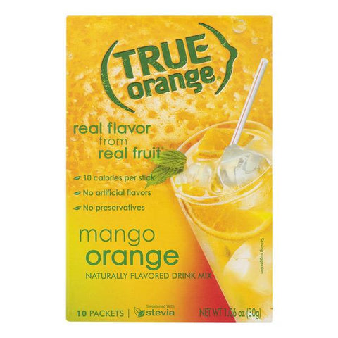 True Lemon Drink Mix, Orangeade, Mango, 10 Count - 1.06 Ounce
