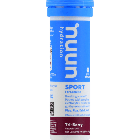 Nuun Active Electrolyte Enhanced Drink Tabs Tri-Berry 10 Tablets - 10 Each