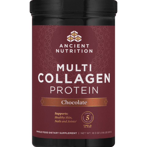 Ancient Nutrition Multi Collagen Protein, Chocolate - 16.65 Ounce