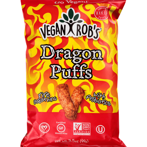 Vegan Rob's Dragon Puffs - 3.5 Ounce