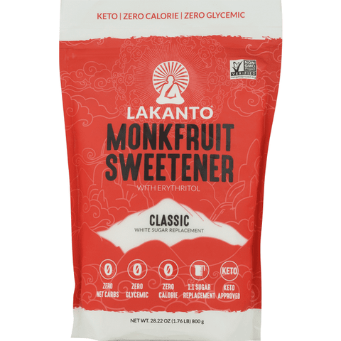 Lakanto Monkfruit Sweetener With Erythritol, Classic - 28.22 Ounce