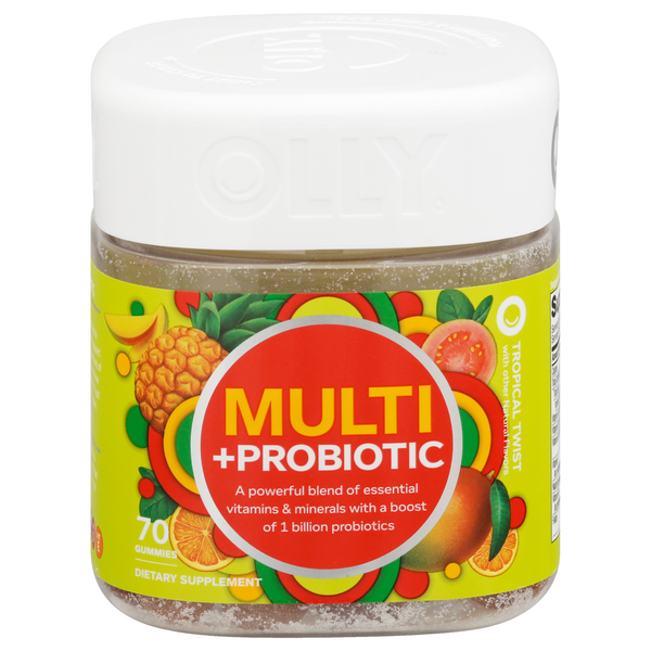 Olly Multi + Probiotic, Tropical Twist, Gummies – WholeLotta Good