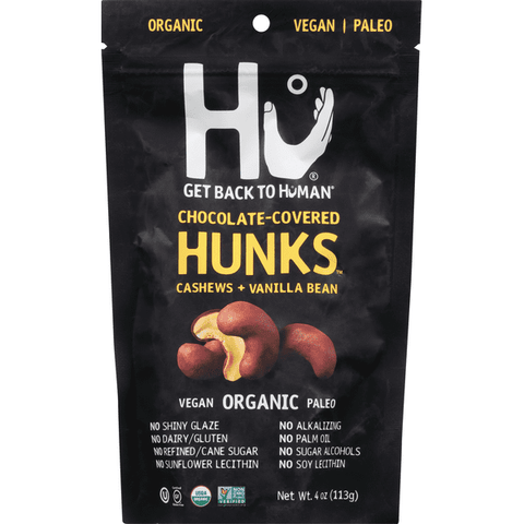 HU Chocolate Covered Hunks Cashews+Vanilla Bean - 4 Ounce